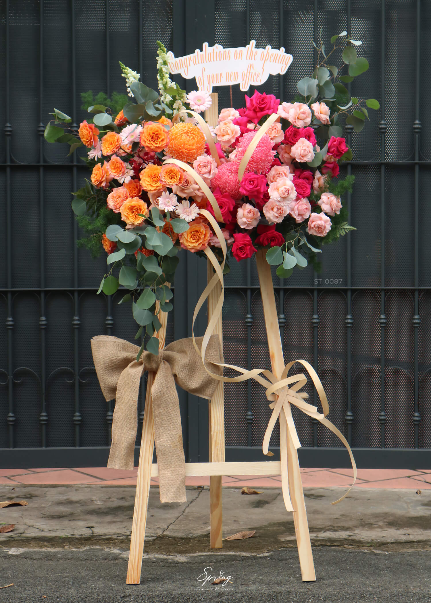 Congratulations flower standee ST-0082