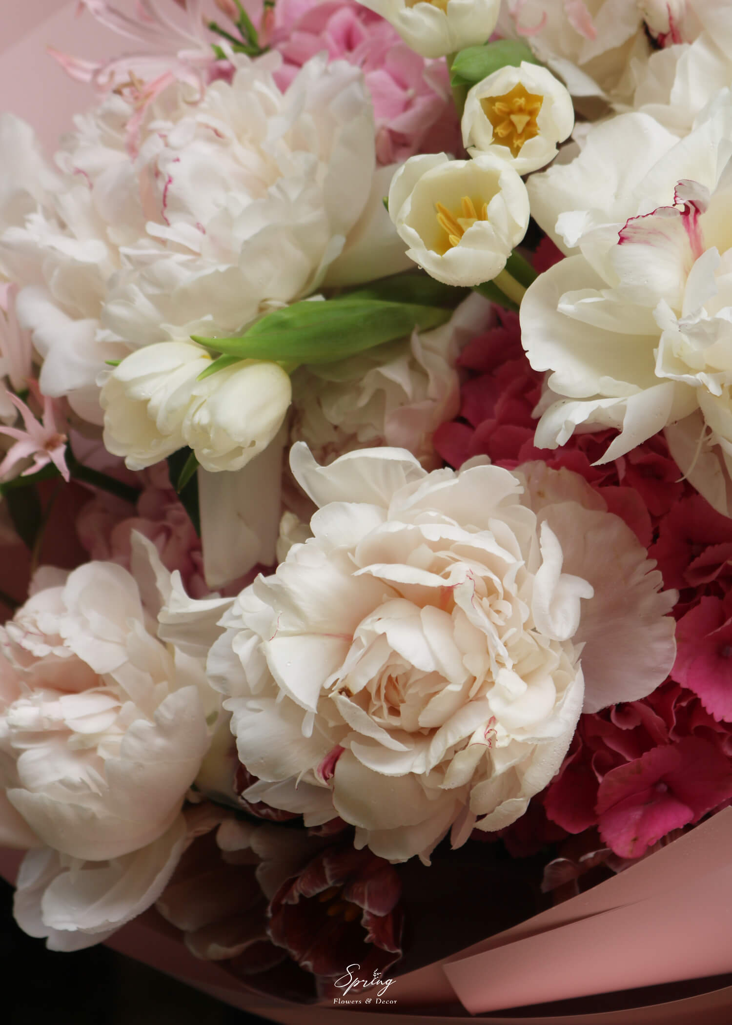 Bó hoa Peony BQ-0798 - Image 3