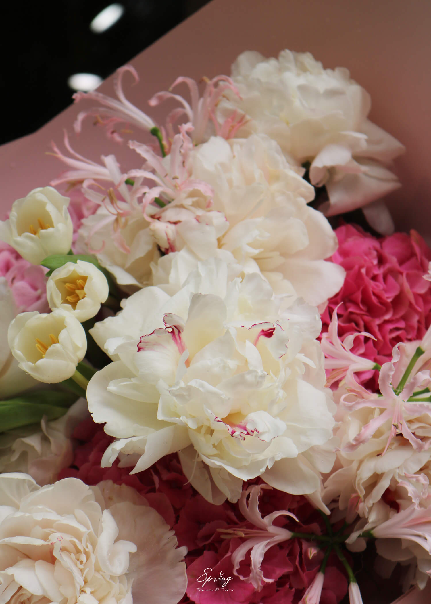 Bó hoa Peony BQ-0798 - Image 4