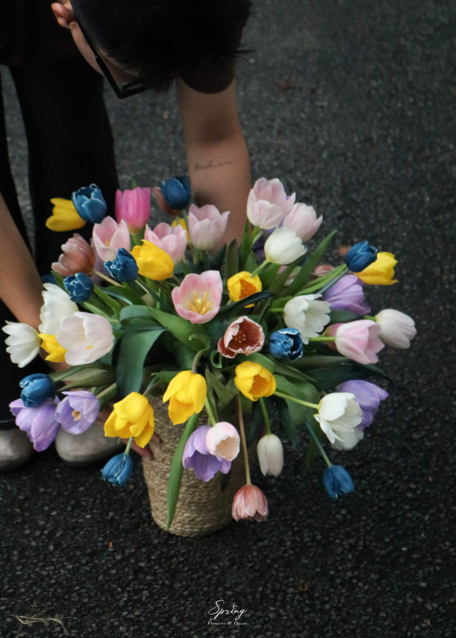 Giỏ hoa Tulip BS-0478 - Image 4