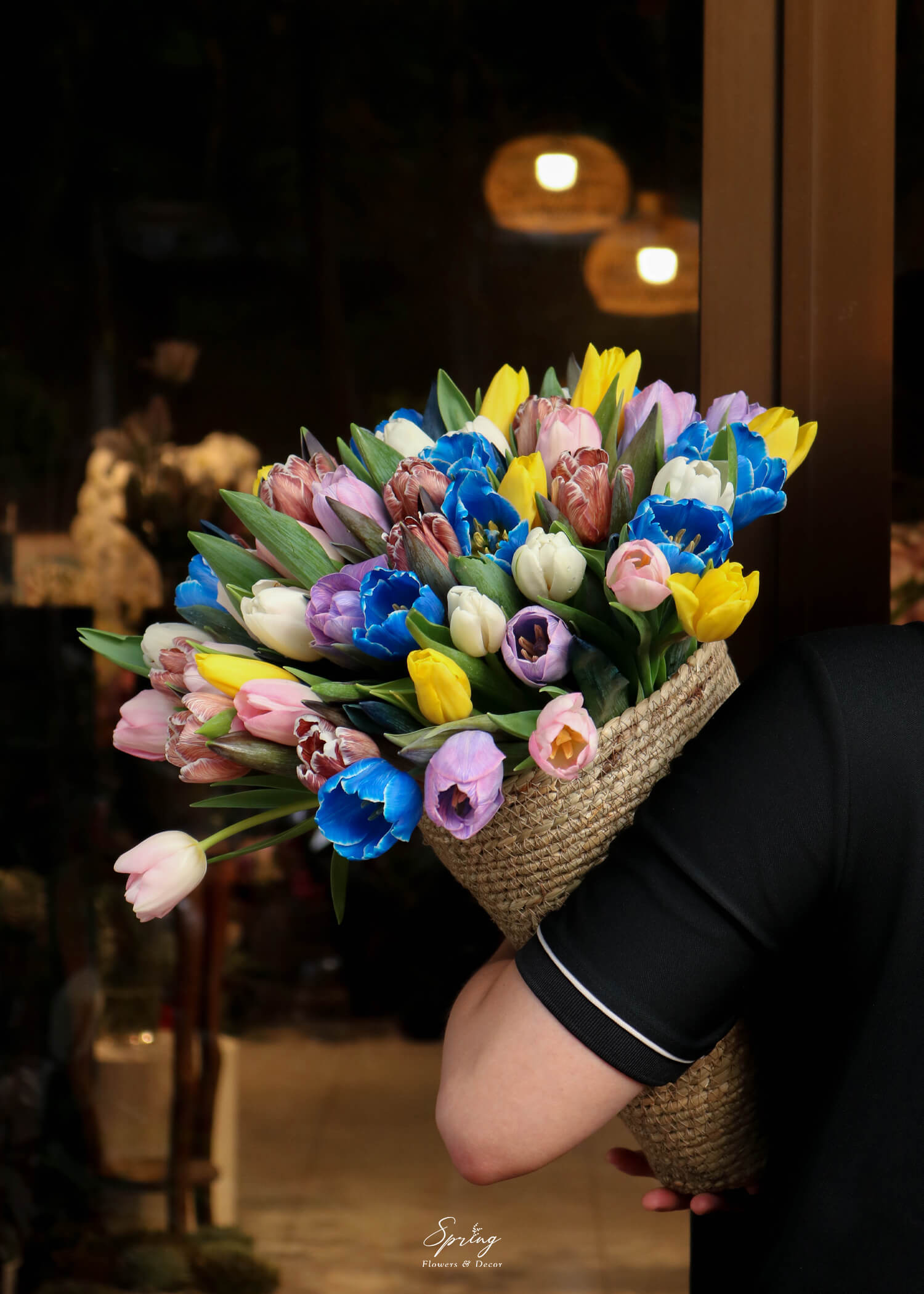 Giỏ hoa Tulip BS-0478 - Image 3