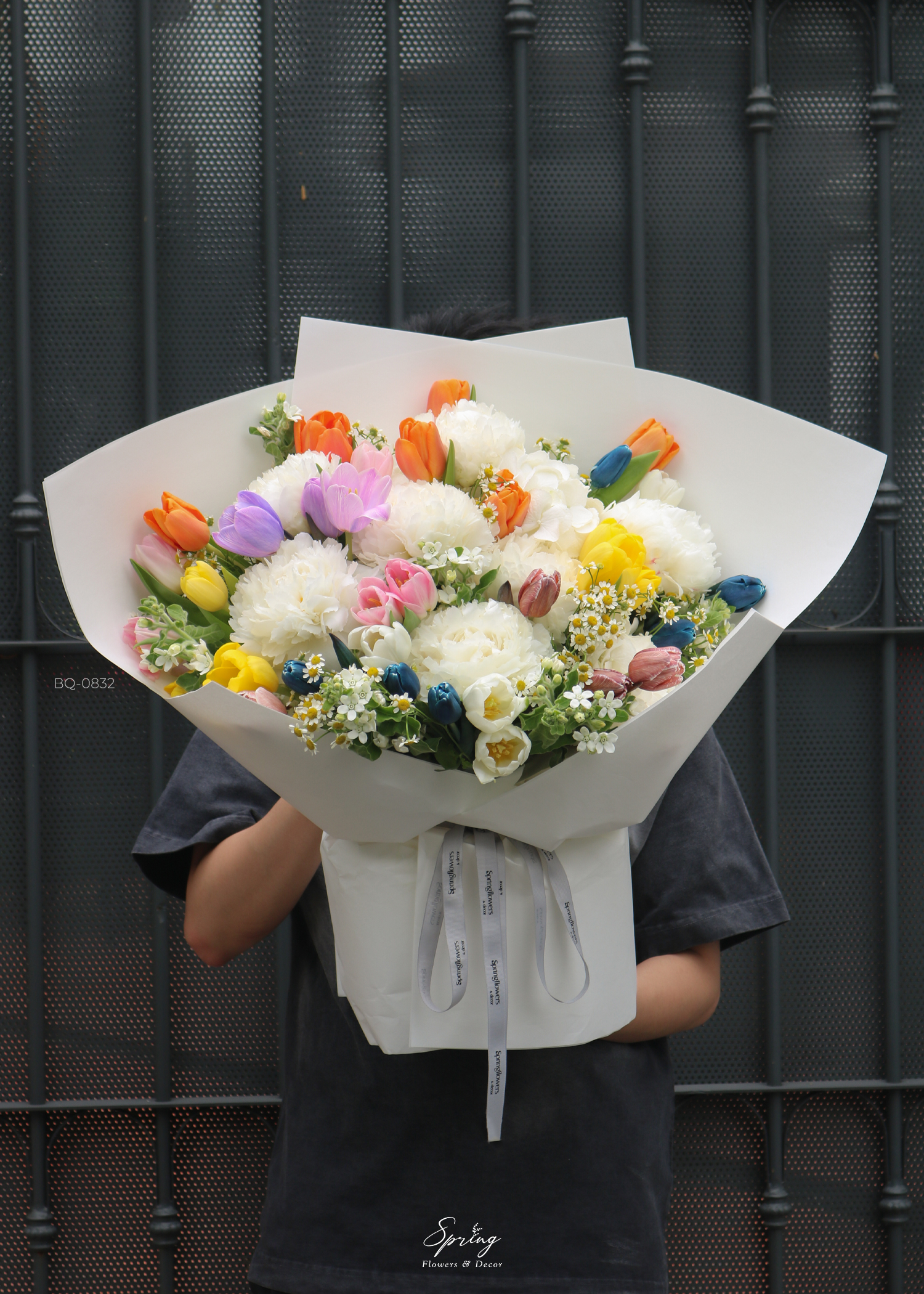 Bó hoa Mẫu Đơn Tulip BQ-0832 - Image 2