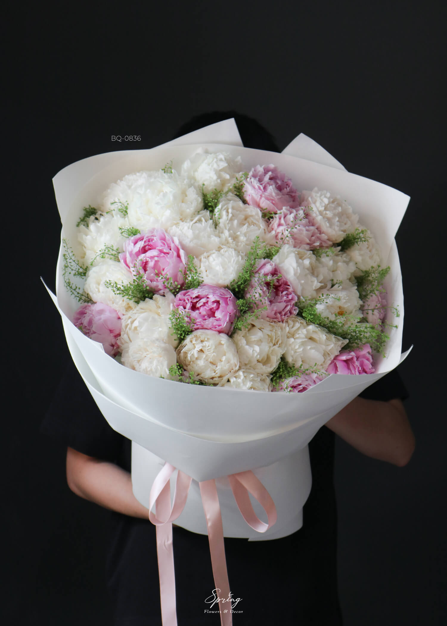 Bó hoa Mẫu Đơn BQ-0836