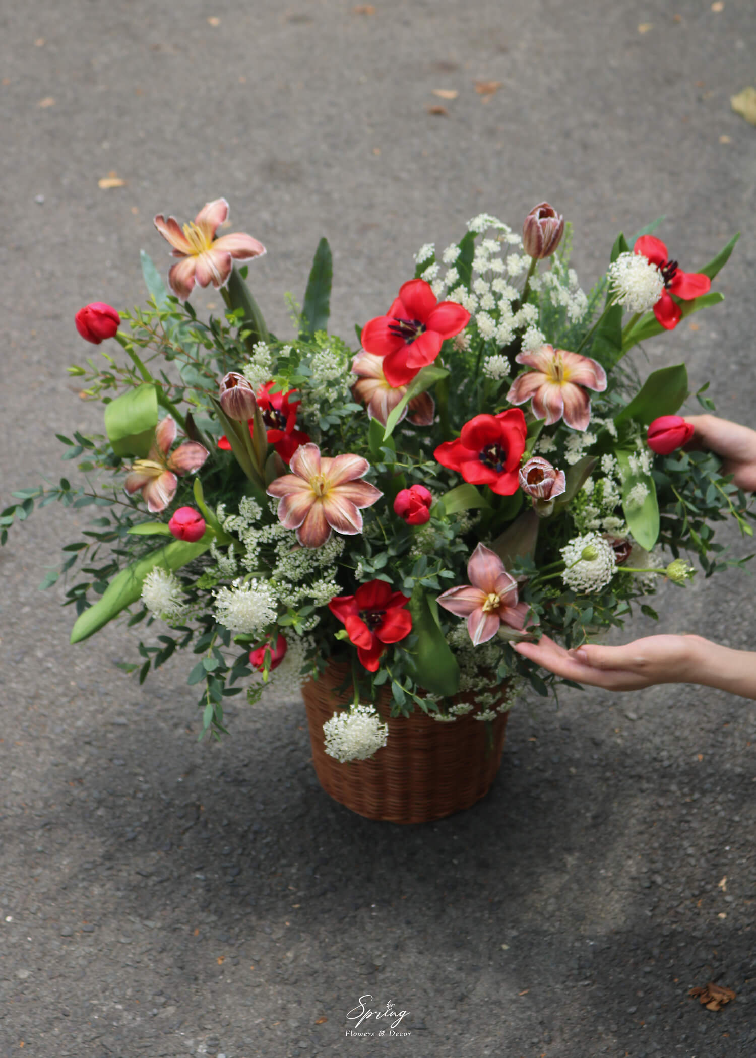 Giỏ Hoa Tulip BS-0486 - Image 2