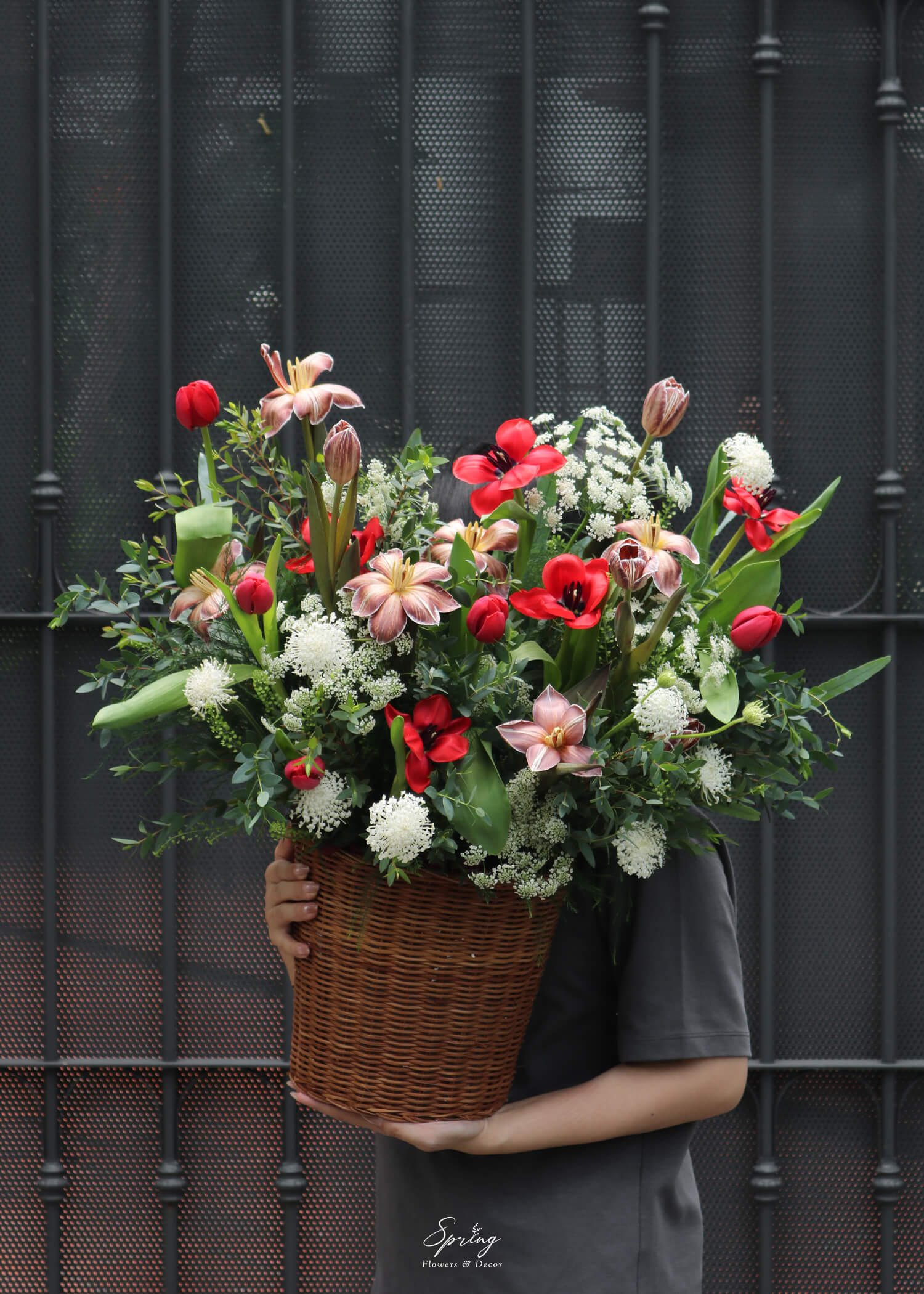 Giỏ Hoa Tulip BS-0486