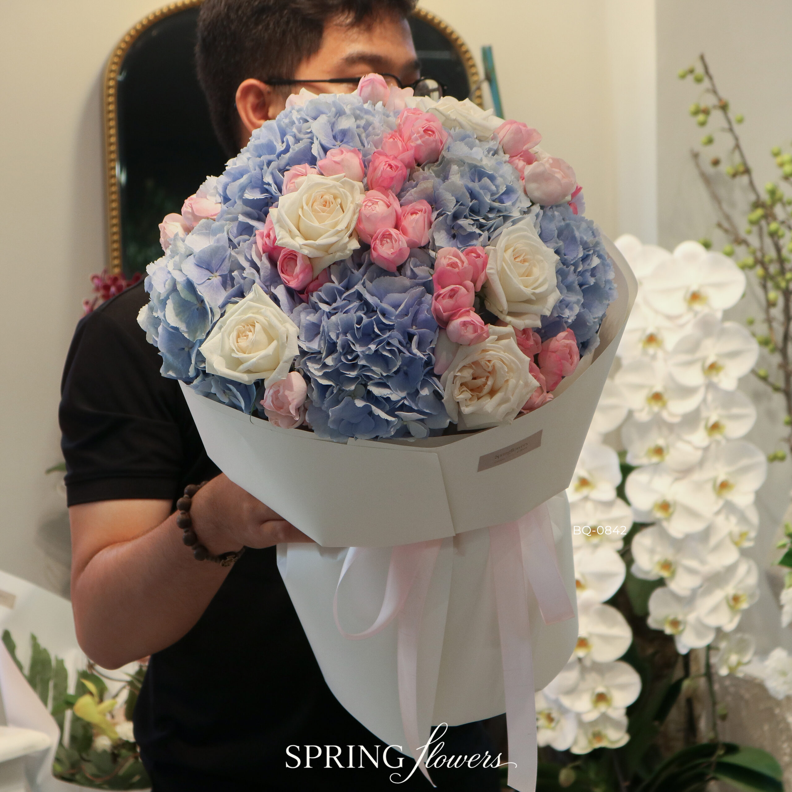 Hydrangea Bouquet BQ-0842 - Image 2