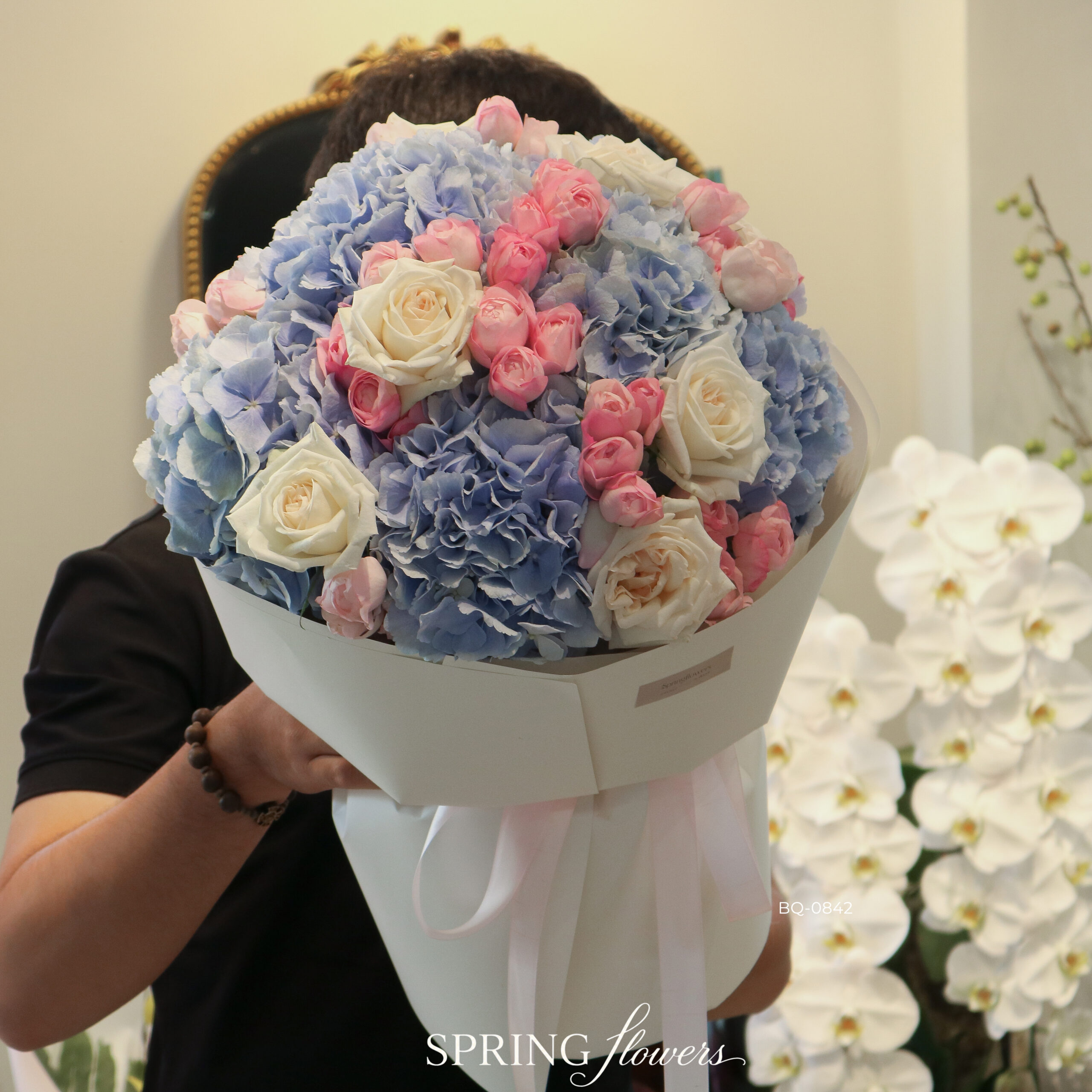 Hydrangea Bouquet BQ-0842 - Image 6