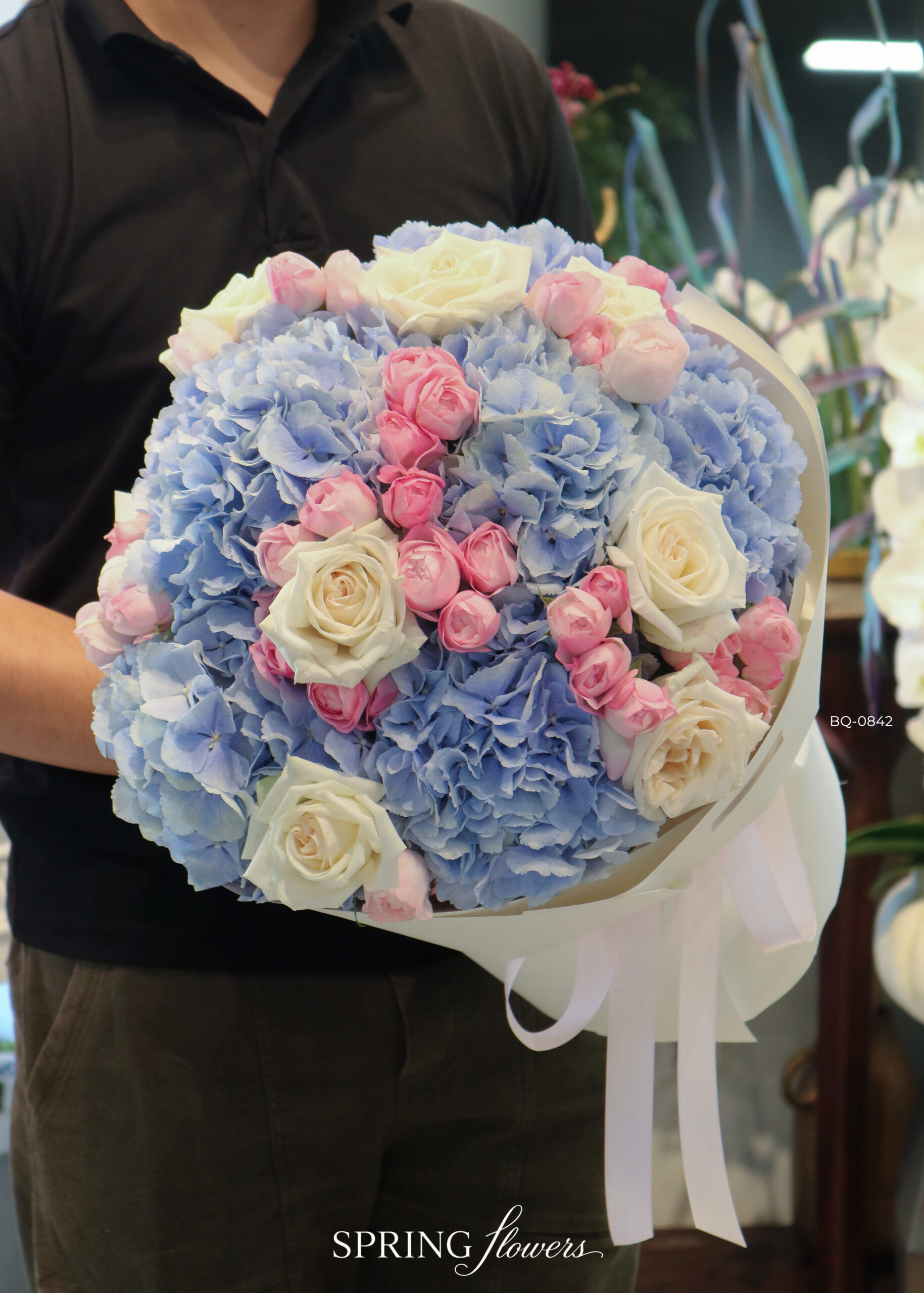 Hydrangea Bouquet BQ-0842 - Image 4