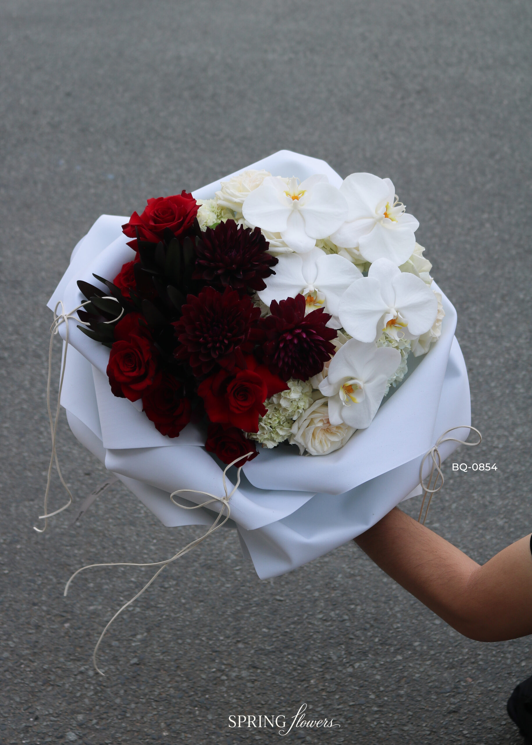 White Velvet Bouquet BQ-0854 - Image 2