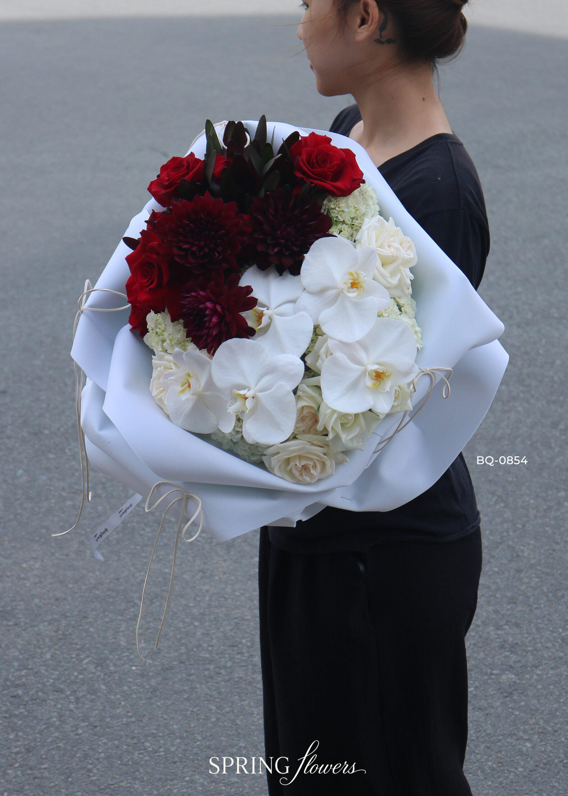 White Velvet Bouquet BQ-0854 - Image 5